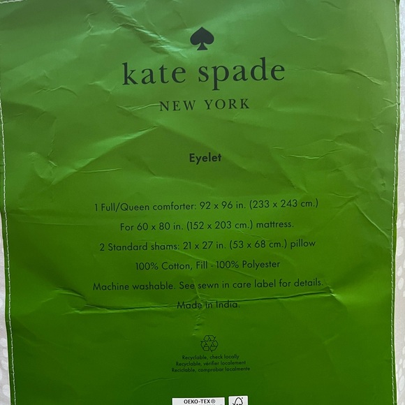 Kate Spade ♠️ Full/Queen Comforter Set NWT - Picture 4 of 4